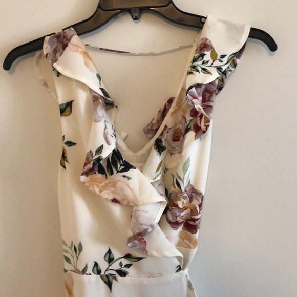 Leith Ruffle Wrap Maxi Dress xs/Garden Party print - Picture 2 of 8